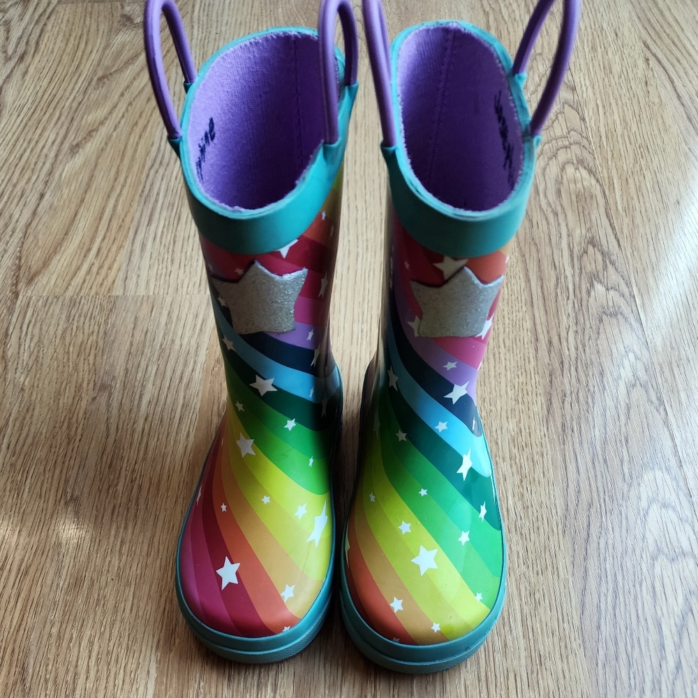 Western Chief Colorful Kids Rainbow Rain Boots
